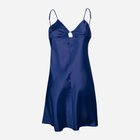 Нічна сорочка жіноча DKaren Slip Kamaria M Темно-синя (5903251468702) - зображення 4