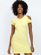 Нічна сорочка жіноча DKaren Slip Esi XS Жовта (5903251468924) - зображення 1
