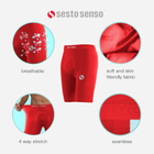 Spodenki męskie termiczne Sesto Senso CL41 XXL/XXXL Czerwone (5904280038447) - obraz 4
