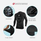 Koszulka męska termiczna bez rękawów Sesto Senso CL38 S/M Czarna (5904280037556) - obraz 8