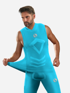 Koszulka męska termiczna bez rękawów Sesto Senso CL38 L/XL Niebieska (5904280037471) - obraz 2