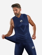 Koszulka męska termiczna bez rękawów Sesto Senso CL38 L/XL Granatowa (5904280037532) - obraz 2