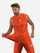 Koszulka męska termiczna bez rękawów Sesto Senso CL38 S/M Pomarańczowa (5904280037587) - obraz 2