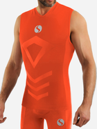 Koszulka męska termiczna bez rękawów Sesto Senso CL38 S/M Pomarańczowa (5904280037587) - obraz 4