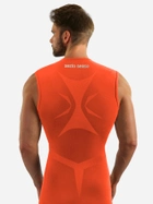 Koszulka męska termiczna bez rękawów Sesto Senso CL38 XXL/XXXL Pomarańczowa (5904280037600) - obraz 3