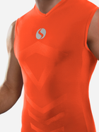 Koszulka męska termiczna bez rękawów Sesto Senso CL38 XXL/XXXL Pomarańczowa (5904280037600) - obraz 5