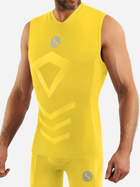 Koszulka męska termiczna bez rękawów Sesto Senso CL38 S/M Żółta (5904280037679) - obraz 4