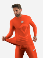 Koszulka męska termiczna długi rękaw Sesto Senso CL40 S/M Pomarańczowa (5904280038126) - obraz 2