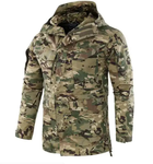Тактичний комплект військового одягу Brutal's Multicam, убакс з довгим рукавом та налокітниками, штани з наколінниками+ куртка M65 Мультикам р.2XL - зображення 4