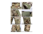 Тактический комплект зимней военной одежды Brutal's Multicam, убакс с длинным рукавом и налокотниками, брюки с наколенниками+ куртка G8 Мультикам р.2XL - изображение 3