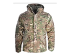 Тактичний комплект зимового військового одягу Brutal's Multicam, убакс з довгим рукавом та налокітниками, штани з наколінниками+ куртка G8 Мультикам р.S - зображення 4