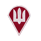 Шеврон, нарукавна емблема - Тризуб крапля 79-а бригада, на липучці колір оливковий - зображення 3