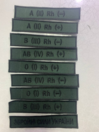 Шеврон іменний на липучці Прізвище/Позивний 130 х 25 мм. олива - изображение 2