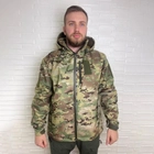 Мужская Куртка 5.11 Soft Shell на флисе / Верхняя Одежда с защитой от влаги мультикам размер XL - изображение 1