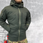 Мужской бушлат с подкладкой OMNI-HEAT и силиконовым утеплителем 150 / Зимняя куртка Oxford олива размер S - изображение 3