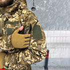 Мужская Зимняя Куртка Softshell с подкладкой OMNI-HEAT / Верхняя одежда с синтепоновым утеплителем пиксель - изображение 5