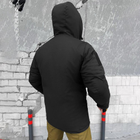 Чоловіча зимова куртка грета з підкладкою OMNI-HEAT / Верхній одяг з силіконовим утеплювачем чорний розмір XL - зображення 4