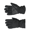 Плотные зимние перчатки SoftShell на флисе с сенсорными вставками черные размер универсальный L/XL - изображение 2
