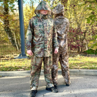 Костюм мужской - Дождевик Куртка + Брюки пиксель / Водозащитный Комплект размер 3XL - изображение 3