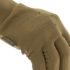 Защитные Перчатки Mechanix ColdWork Base Layer Gloves на флисе / Утепленные Перчатки SoftShell койот размер M - изображение 7