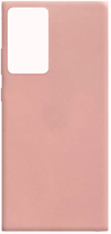 Панель Beline Silicone для Samsung Galaxy Note 20 Ultra Rose gold (5903657575660) - зображення 1