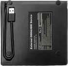 Відсік для оптичного приводу Qoltec CD/DVD SATA USB 2.0 (5901878518633) - зображення 3