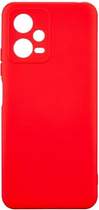 Etui Beline Silicone do Xiaomi Redmi Note 12 5G/Poco X5 5G Red (5905359817017) - obraz 1
