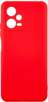 Etui Beline Silicone do Xiaomi Redmi Note 12 5G/Poco X5 5G Red (5905359817017) - obraz 1