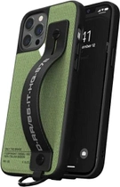 Etui Diesel Handstrap Case Utility Twill do Apple iPhone 12 Pro Max Black-green (8718846088503) - obraz 1