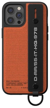 Etui Diesel Handstrap Case Utility Twill do Apple iPhone 12 Pro Max Black-orange (8718846088473) - obraz 5