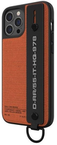 Etui Diesel Handstrap Case Utility Twill do Apple iPhone 12/12 Pro Black-orange (8718846088466) - obraz 3