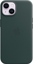 Панель Apple MagSafe Leather Case для Apple iPhone 14 Forest green (194253345275) - зображення 1