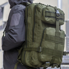 Тактичний рюкзак 25L khaki / армійський - зображення 2