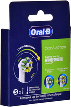 Насадки для електричної зубної щітки Oral-B CrossAction EB 50RB-3 (3 шт.) - зображення 3