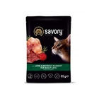 Влажный корм Savory Adult для кошек с ягнёнком и свеклой 85 г