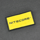 Патч Nitecore (76x45мм, velcro), жовтий - зображення 3