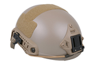 Страйкбольный шлем с быстрой регулировкой FAST BALLISTIC (L/XL)– DARK EARTH [FMA] (для страйкбола) - изображение 5