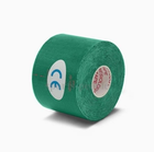 Кінезіо тейп (кінезіологічний тейп) Kinesiology Tape 5см х 5м темно-зелений (смарагдовий) - зображення 2