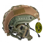 Комплект навушники Earmor M32H і каска в кавері мультикам - шолом Fast захисний, куленепробивний, захист по NATO - NIJ IIIa (ДСТУ кл.1), розмір M-L - зображення 8