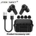Активні Bluetooth навушники Arm Next Беруші із захистом слуху (Чорний) - зображення 4
