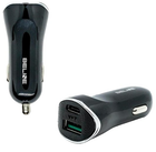 Автомобільний зарядний пристрій Beline 1xUSB + 1xUSB-C 5A 30W Black (5903657579989)