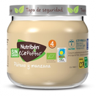 Дитяче пюре Nutriben Ecopotito Банан Яблуко 120 г (8430094316497) - зображення 1