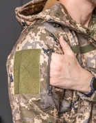 Куртка чоловіча піксель Soft shell демісезонна Водонепроникна (на блискавці з капюшоном) XL - зображення 5