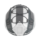 Кавер на шлем | чехол на каску тактический военный Fast Helmet Cover Мультикам Зимний L-размер (148899Wl) - изображение 2