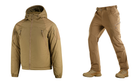 M-tac комплект тактична куртка Soft Shell штани тактичні койот XL - зображення 1