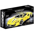 Детская машинка конструктор Technology GTE 3608 детали 1:8 желтая (33-7-T5005А)