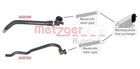 Патрубки системи охолодження METZGER 2420302 Citroen C2, C3; Peugeot 207 6466VR, 6466K2, 6466V5