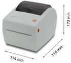 Термопринтер для друку етикеток Qoltec 50243 (5901878502434) - зображення 7