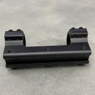 Кріплення для прицілу: моноблок Leapers UTG Accushot, d – 25.4 мм, Medium (BH 14 мм), "Ластівчин хвіст", цільне, середній профіль - зображення 5