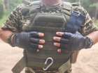 Перчатки тактичні шкіряні без пальців TACTIGEAR PS-8801 Patrol Black L - зображення 6